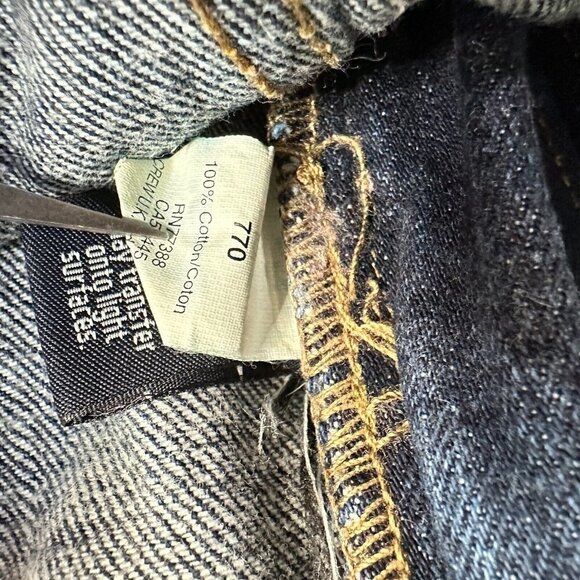 J.Crew 770 Jeans 31 x 28 Blue Straight Fit 100% Cotton - Picture 3 of 9